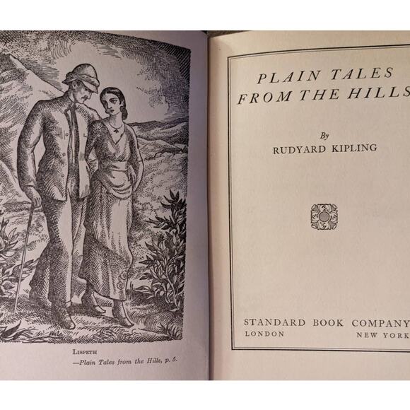 Vintage Rudyard Kipling Story Of Gadsbys & Plain Tales From Hills Punjab Edition - Picture 6 of 15
